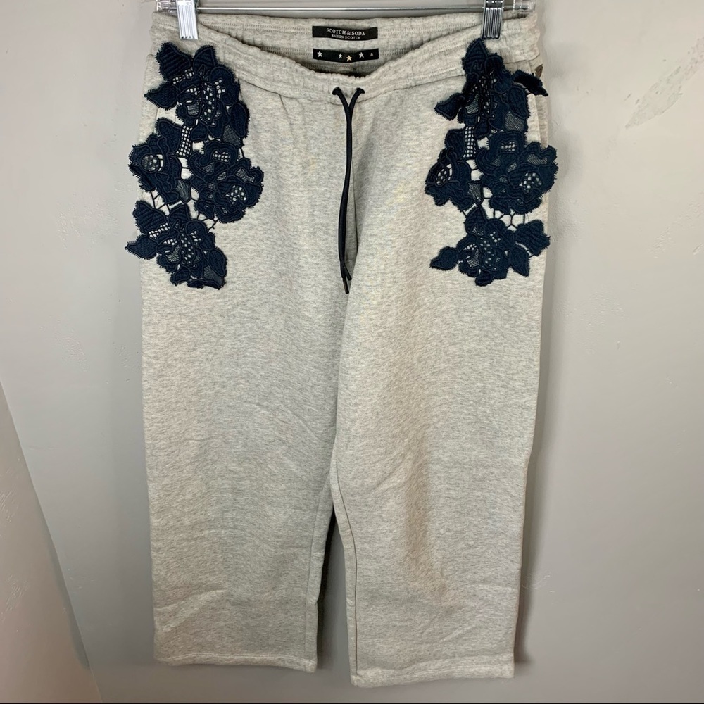 Scotch & Soda Lacey Cropped Sweatpants‎ - Picture 2 of 7